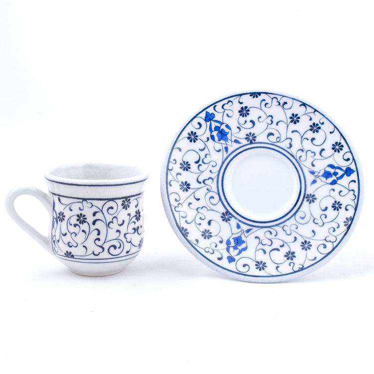 Haliç Desenli Türk Kahvesi Fincan Takımı - Setler