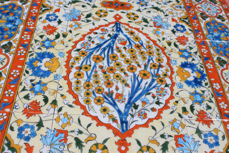Synthesis of Styles Patterned Iznik Tile Panel
