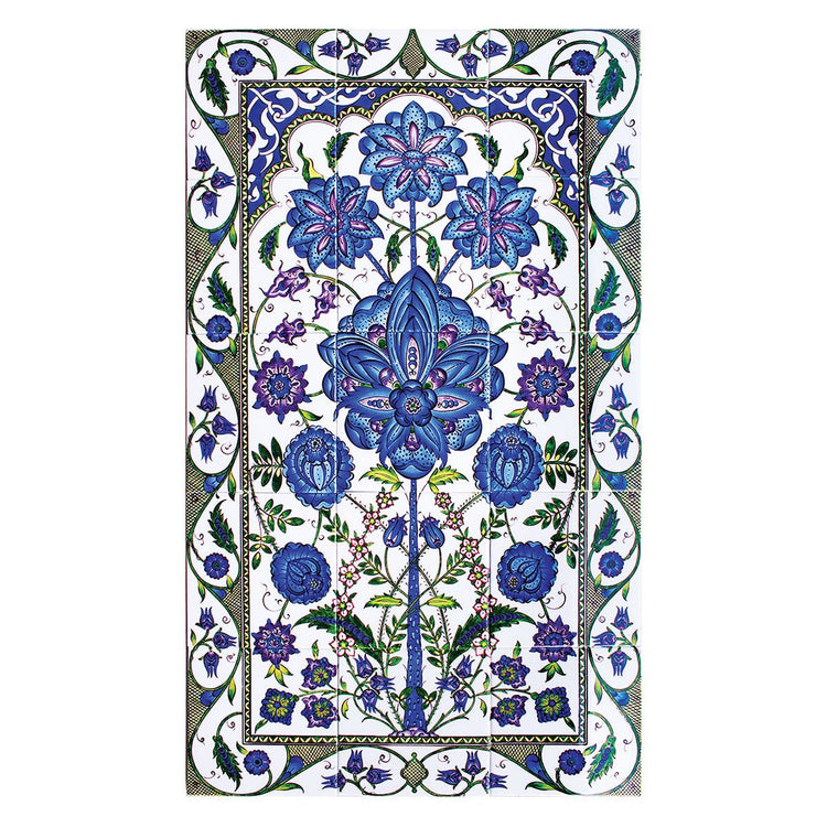 Lotus Çiçekleri İznik Çini Pano - Panolar