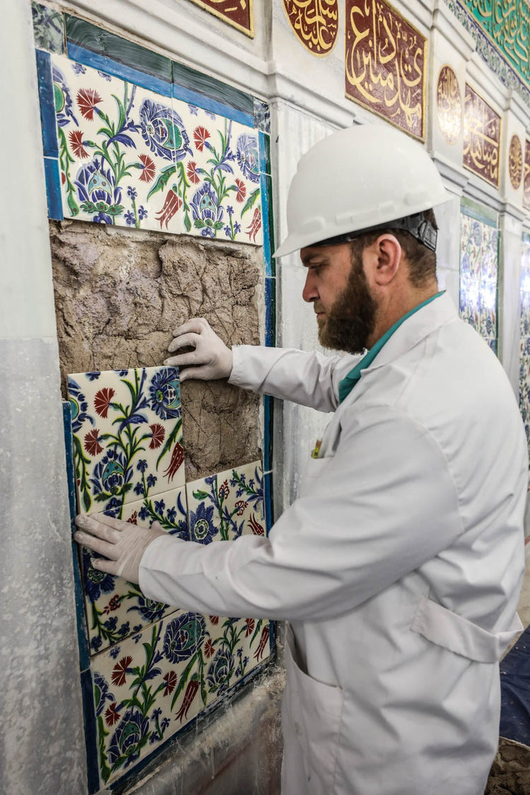 Mescid - i Nebevi Restorasyon İznik Çinisi Pano - Panolar