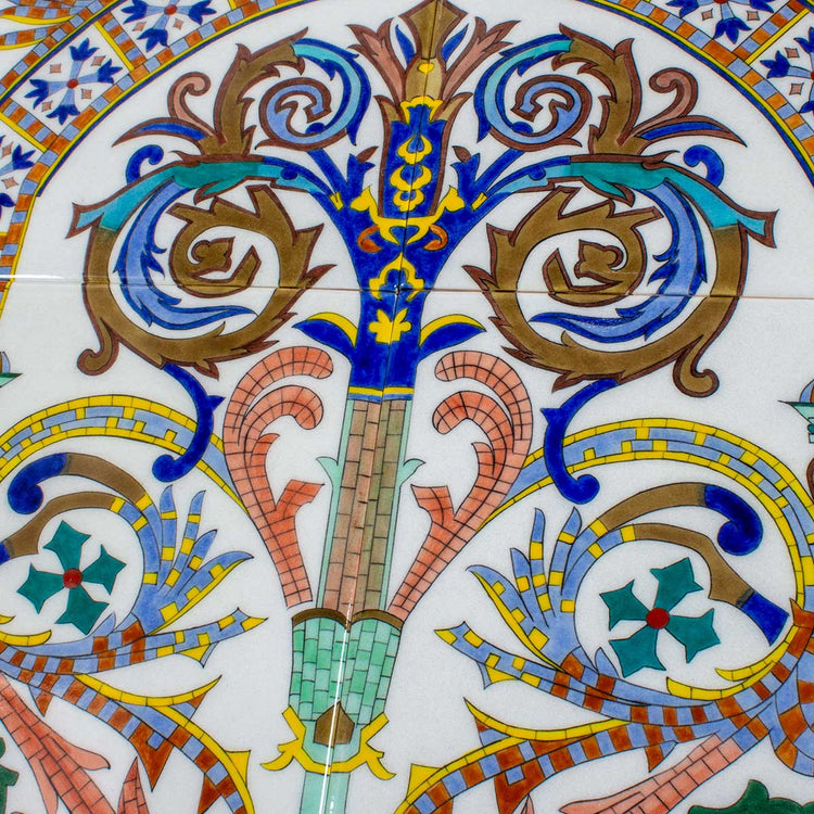 Mozaik Desenli İznik Çini Pano - Panolar