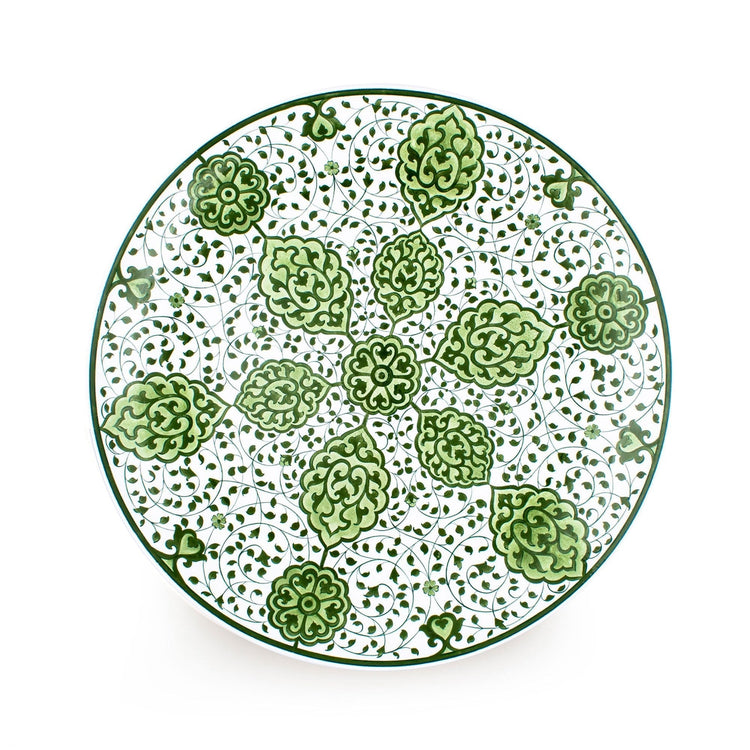 Muradiye Tasarımı İznik Çinisi Büyük Düz Tabak - Tabaklar