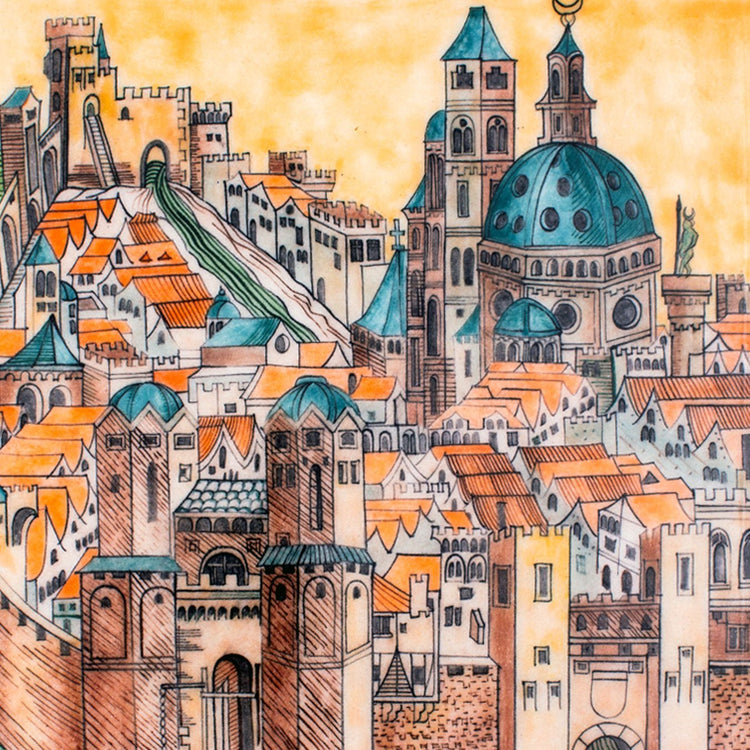 Nicea Haritası İznik Çini Karo - Karolar