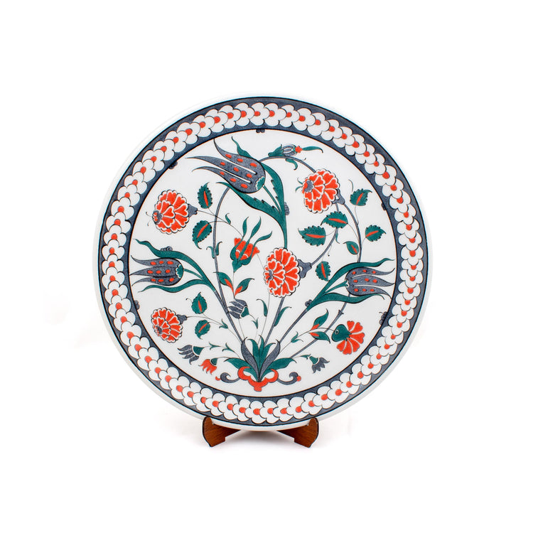 Rönesans Müzesi İznik Çinisi Tabak Replika No.5 - Tabaklar