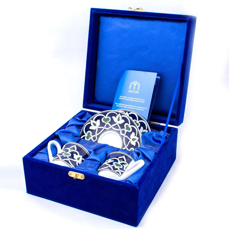 Rumi Desenli Türk Kahvesi Fincan Takımı - Setler