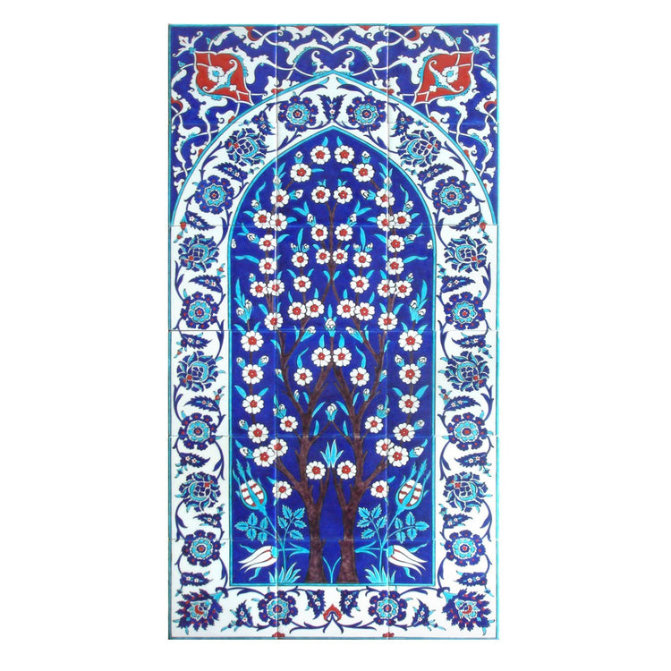 Rüstem Paşa Camii İznik Çini Pano Replika 2 - Panolar