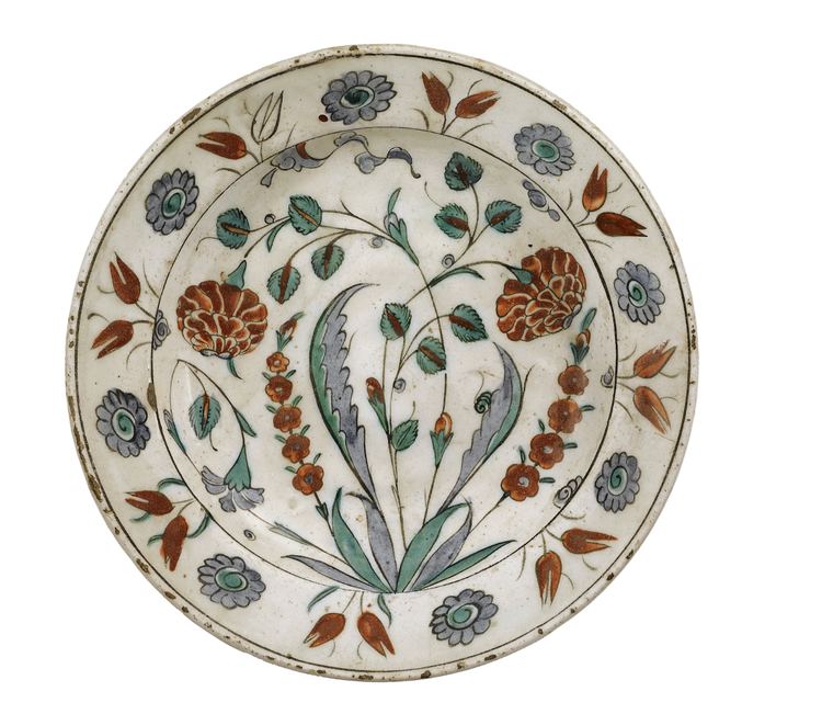 Sotheby's Collection Iznik Ceramic Plate Replica