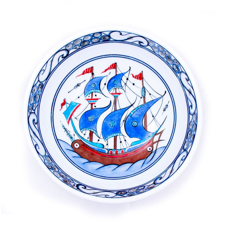 Yavuz Kalyonu İznik Çinisi Kase - Kaseler