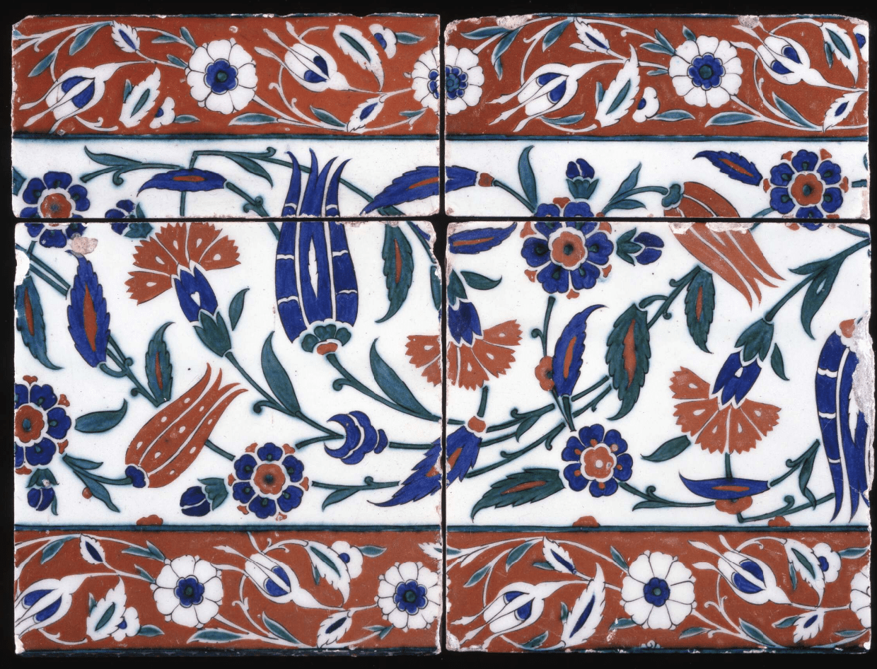 Günümüze Ulaşan İznik Çinileri - İznik Mavi Çini