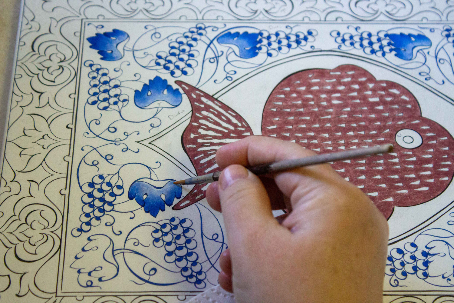 Mehmet Günyeli x Serap Ereyli x İznik Mavi Çini - İznik Mavi Çini