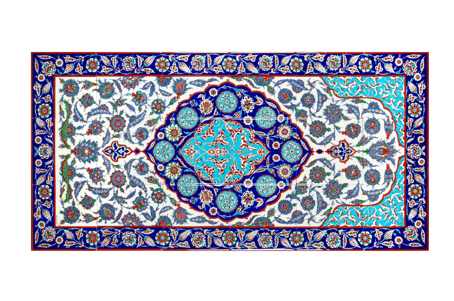 Osmanlı Sanatında Güneşin Yansıması: Şemse Motifi - İznik Mavi Çini