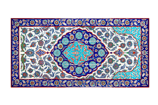 Osmanlı Sanatında Güneşin Yansıması: Şemse Motifi - İznik Mavi Çini