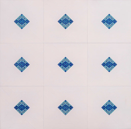 Retro Flooring x İznik Mavi Çini - İznik Mavi Çini