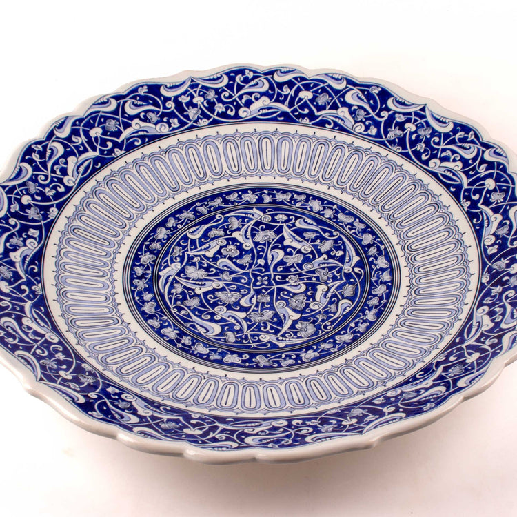 Baba Nakkas Iznik Ceramic Plate – 50 cm No.2 