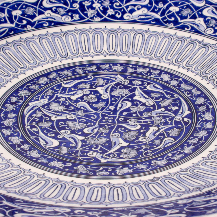 Baba Nakkas Iznik Ceramic Plate – 50 cm No.2 