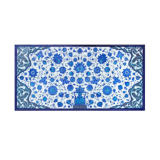 Babanakkaş & Hatayi Kompozisyonlu İznik Çini Pano - Panolar