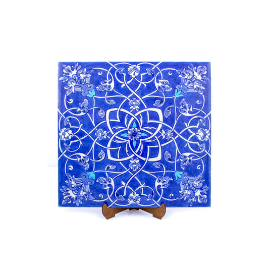 Babanakkaş Tasarımlı İznik Çini Karo - Karolar