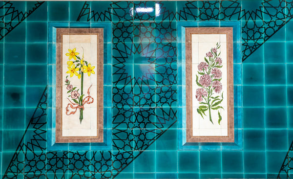 İstanbul Bağlarbaşı Metrosu İznik Çini Panosu