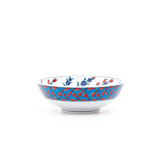 Bahar Dalı Motifli İznik Çinisi Kase - Kaseler