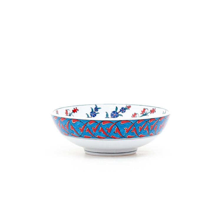 Bahar Dalı Motifli İznik Çinisi Kase - Kaseler