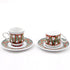 Balık Desenli Türk Kahvesi Fincan Takımı - Setler