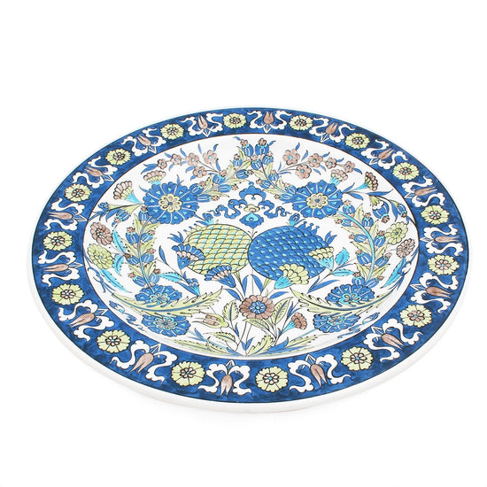 British Müzesi İznik Çini Tabak Replika Şam İşi Deseni - Tabaklar