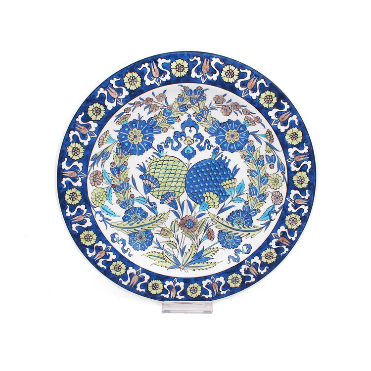 British Müzesi İznik Çini Tabak Replika Şam İşi Deseni - Tabaklar