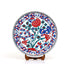 Çin Bulutu ve Gül Desenli İznik Çinisi Tabak - Tabaklar