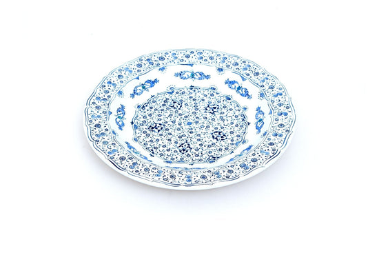 Çin Bulutu ve Haliç Desenli İznik Çini Tabak Replikası No:3 - Tabaklar
