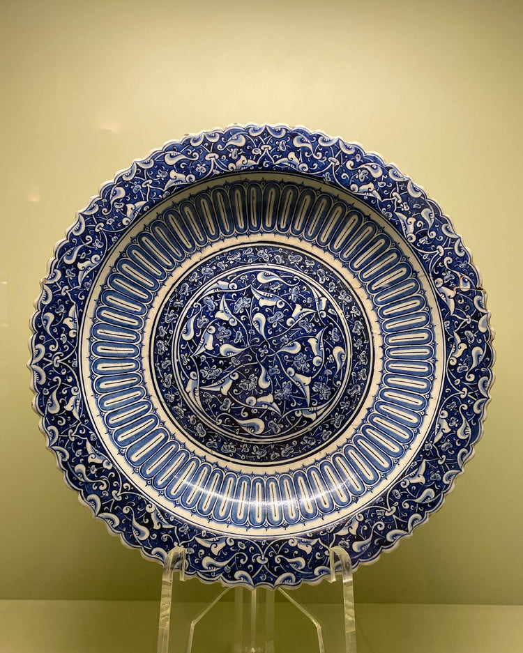 Baba Nakkas Iznik Ceramic Plate – 50 cm No.2 