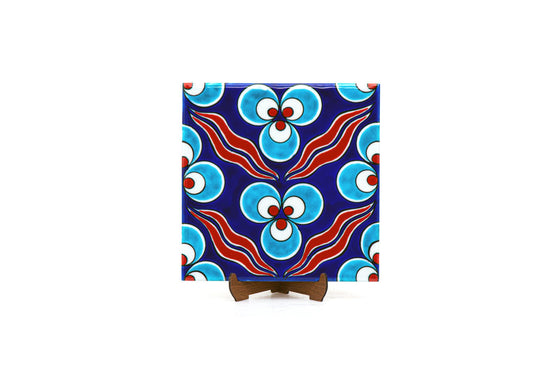 Çintemani Desenli İznik Çini Karo No:2 - Karolar