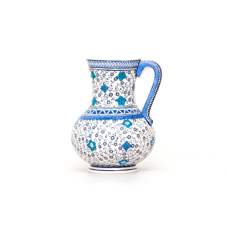 David Collection Haliç Motifli İznik Çini Sürahi Replikası - Sürahiler