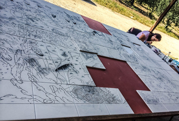 Eskişehir Dede Korkut Anıt Duvarı İznik Çini Projesi