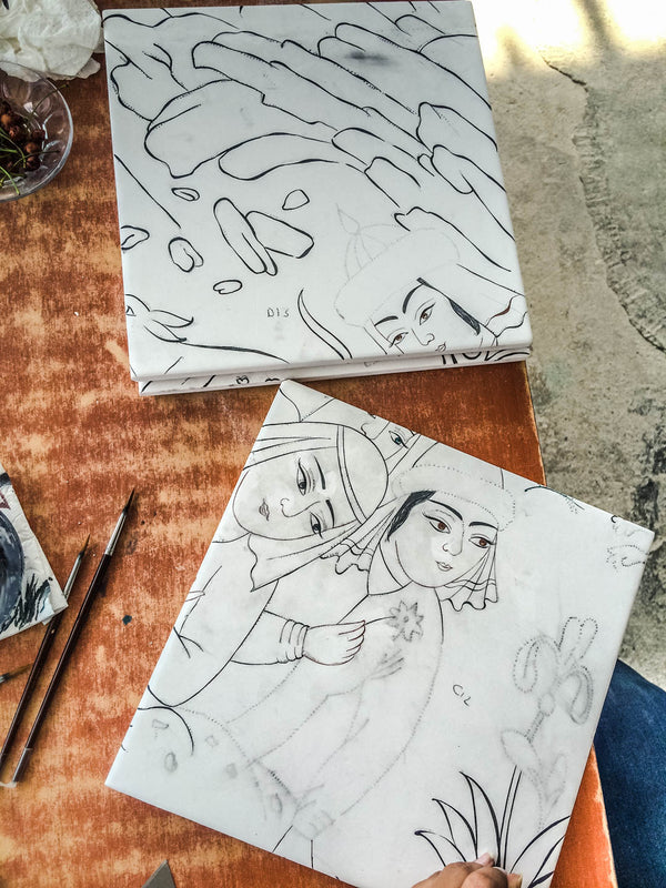 Eskişehir Dede Korkut Anıt Duvarı İznik Çini Projesi