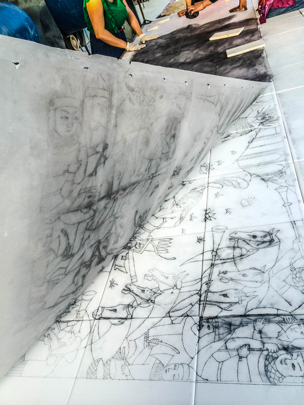 Eskişehir Dede Korkut Anıt Duvarı İznik Çini Projesi