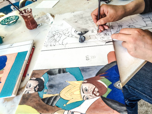 Eskişehir Dede Korkut Anıt Duvarı İznik Çini Projesi