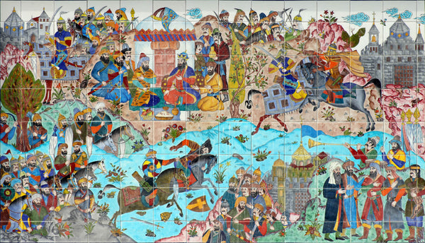 Eskişehir Dede Korkut Anıt Duvarı İznik Çini Projesi