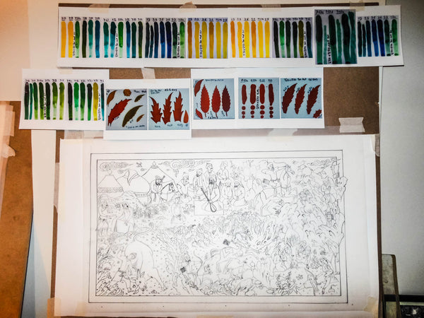 Eskişehir Dede Korkut Anıt Duvarı İznik Çini Projesi