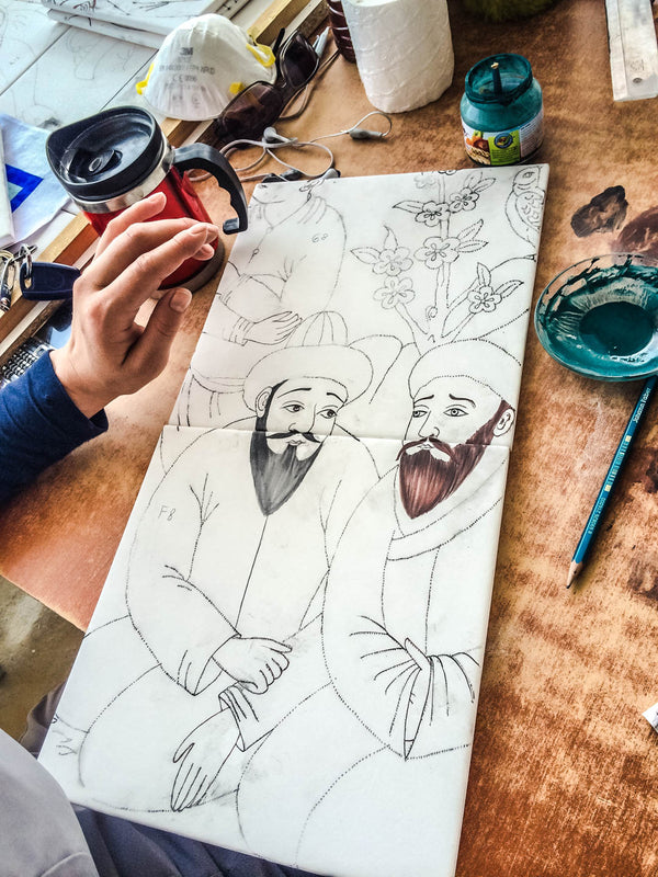 Eskişehir Dede Korkut Anıt Duvarı İznik Çini Projesi