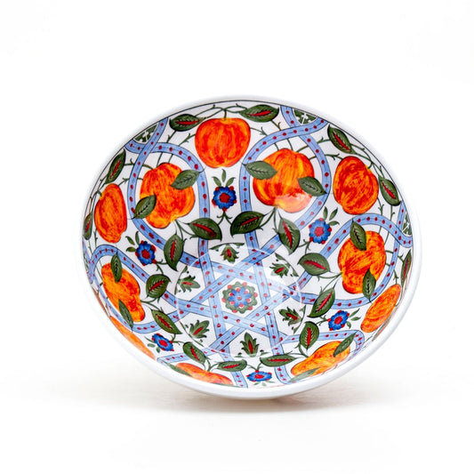 Elma Desenli İznik Çinisi Kase - Kaseler