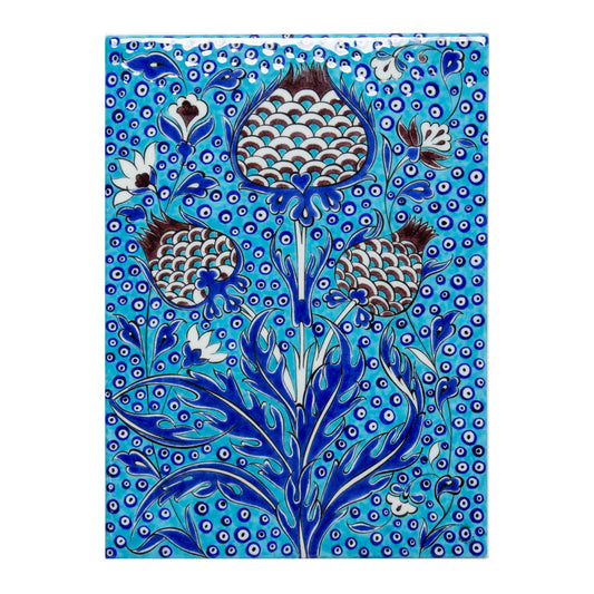 Enginar Motifli İznik Çini Pano - Panolar