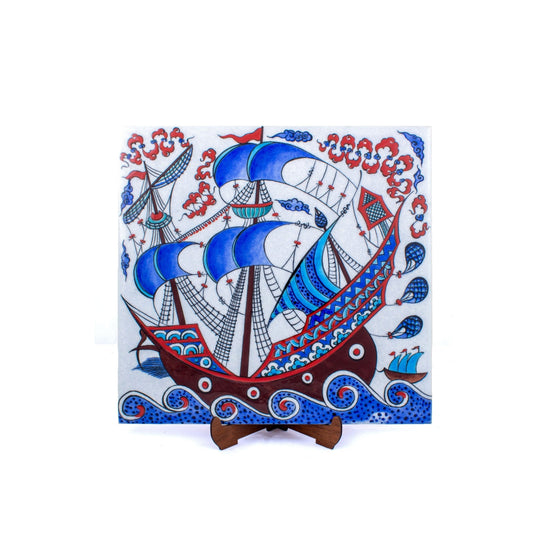 Fevziye Kalyonu İznik Çini Karo - Karolar