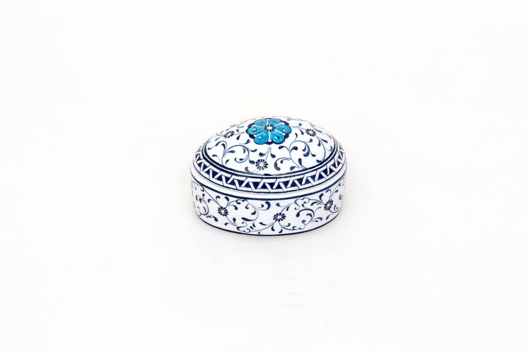 Haliç Desenli İznik Çinisi Takı Kutusu - Takı Kutuları