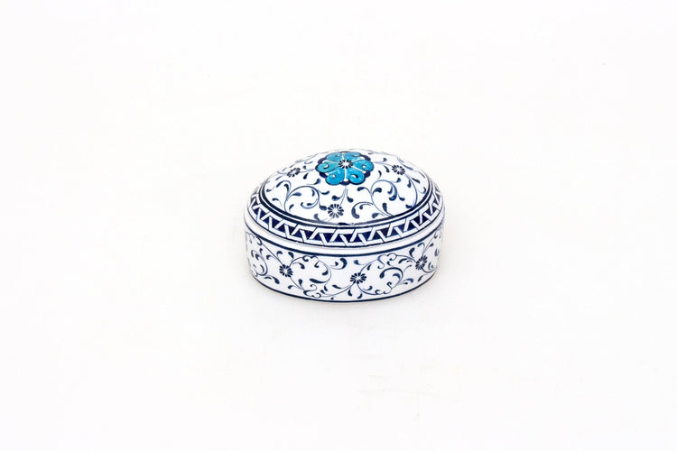 Haliç Desenli İznik Çinisi Takı Kutusu - Takı Kutuları