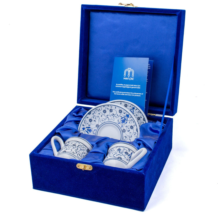 Haliç Desenli Türk Kahvesi Fincan Takımı - Setler