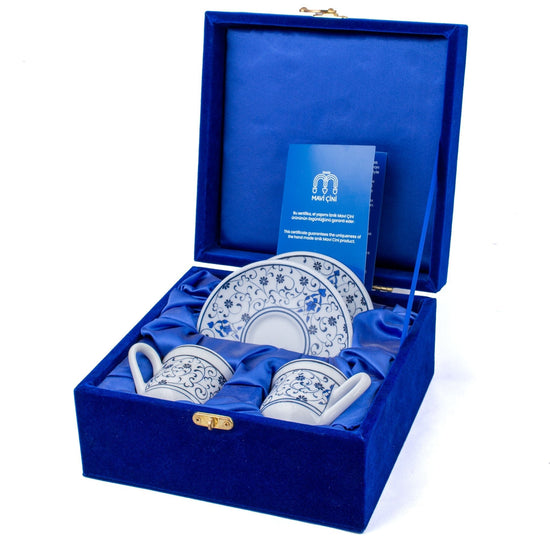 Haliç Desenli Türk Kahvesi Fincan Takımı - Setler