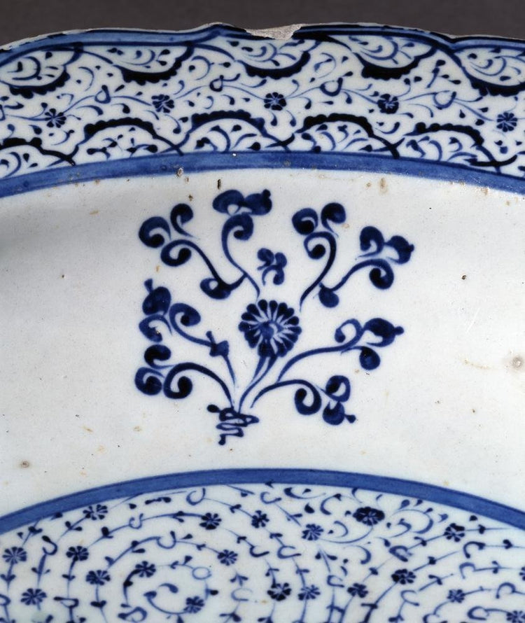 Haliç Tasarımlı İznik Çini Tabak Replika No.1 - Tabaklar