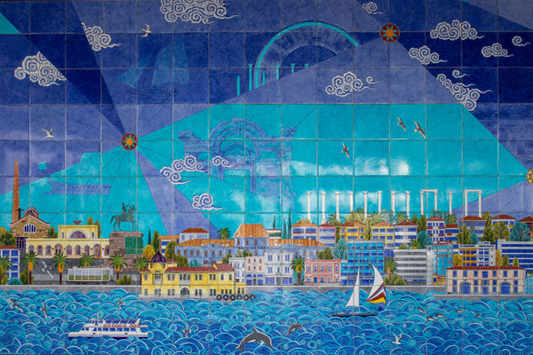 Halkapınar Metro İstasyonu İznik Çini Panosu