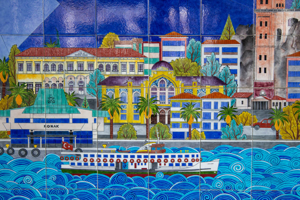 Halkapınar Metro İstasyonu İznik Çini Panosu