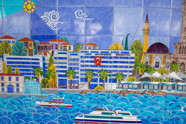 Halkapınar Metro İstasyonu İznik Çini Panosu